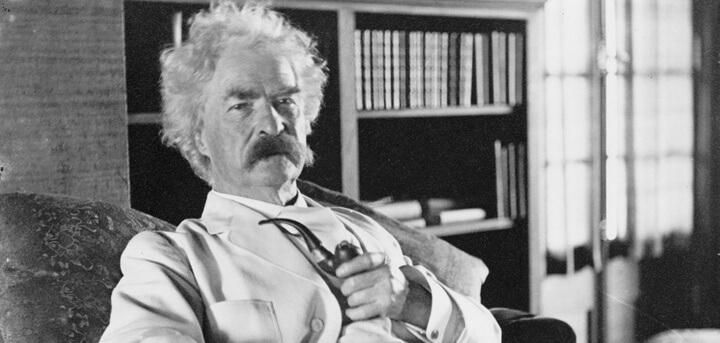 Vintage Mark Twain Photo